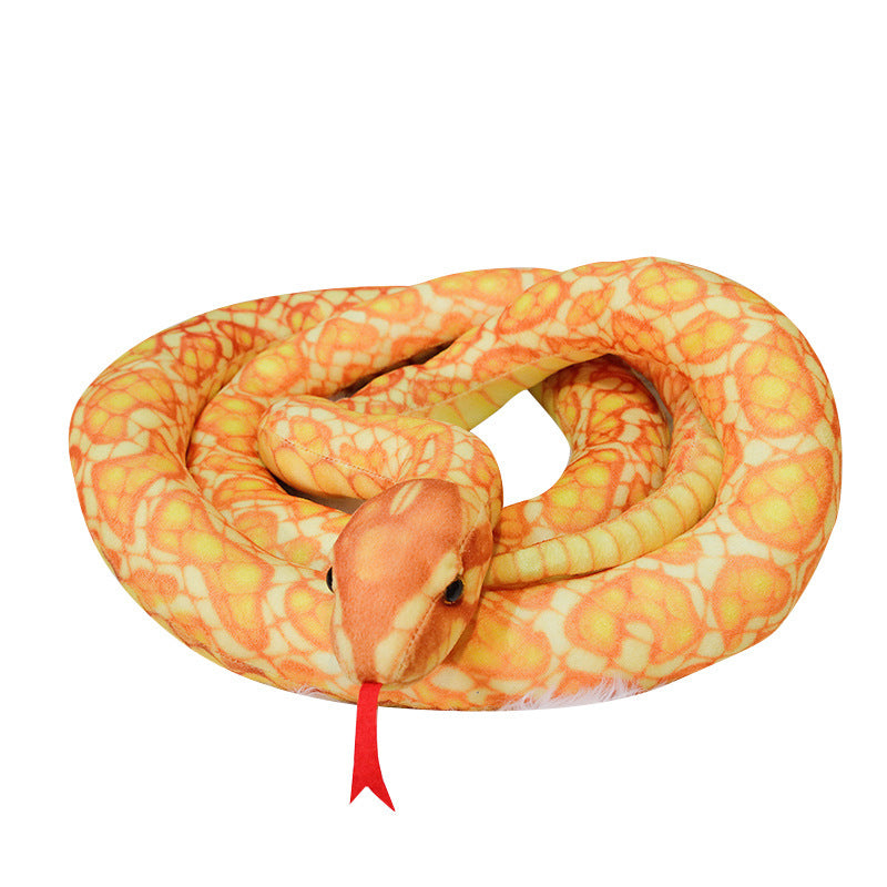 Cartoon Big Snake Plush Toy Large Snake Doll