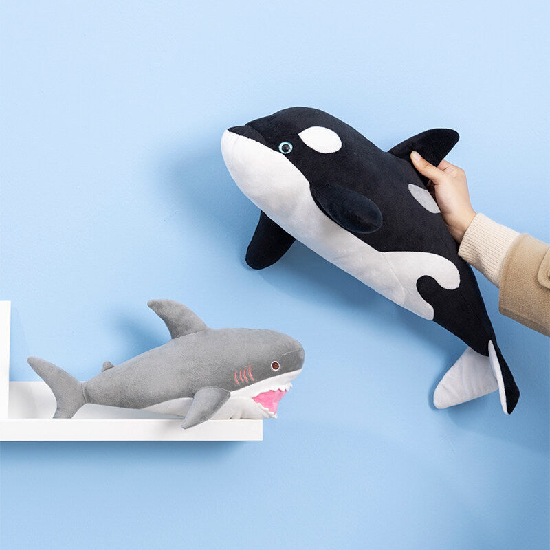 Simulation Of Great White Shark Doll Cushion Plush Toys