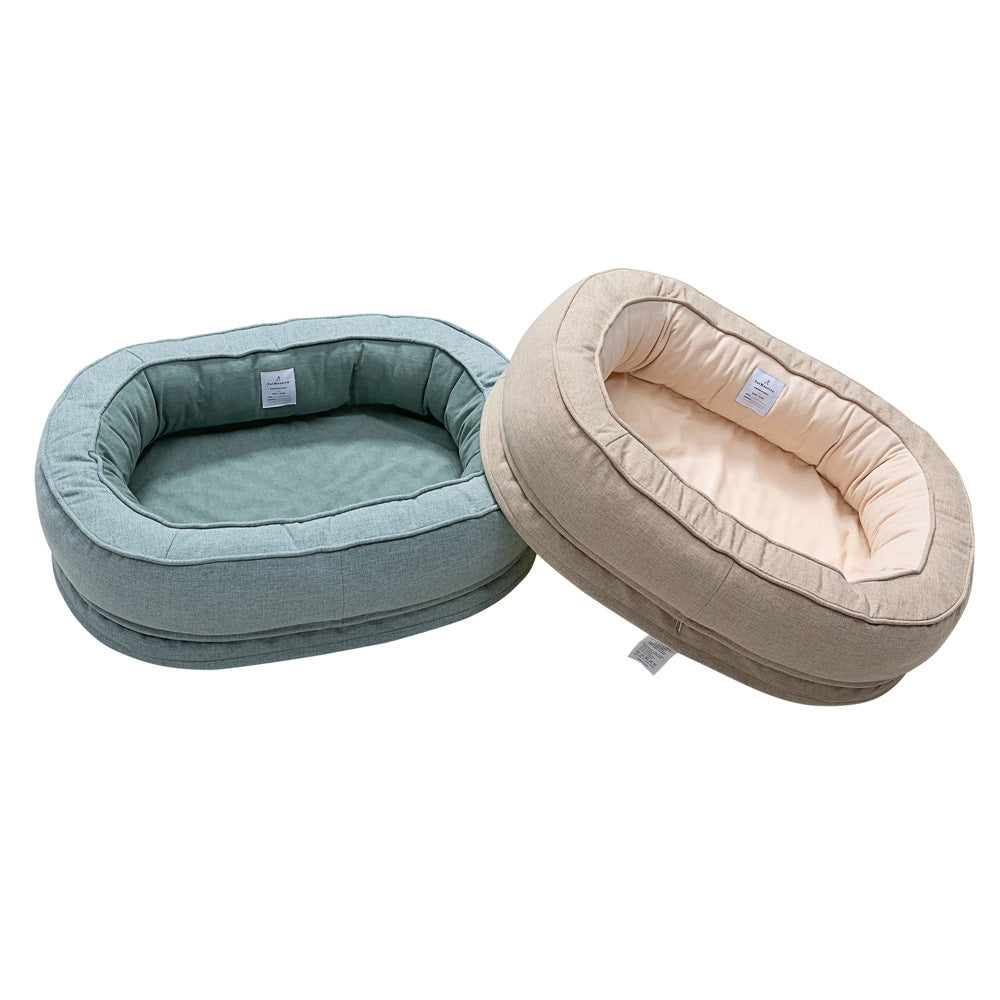 Tapis de chenil pour bébé de massage chaud, imperméable et confortable