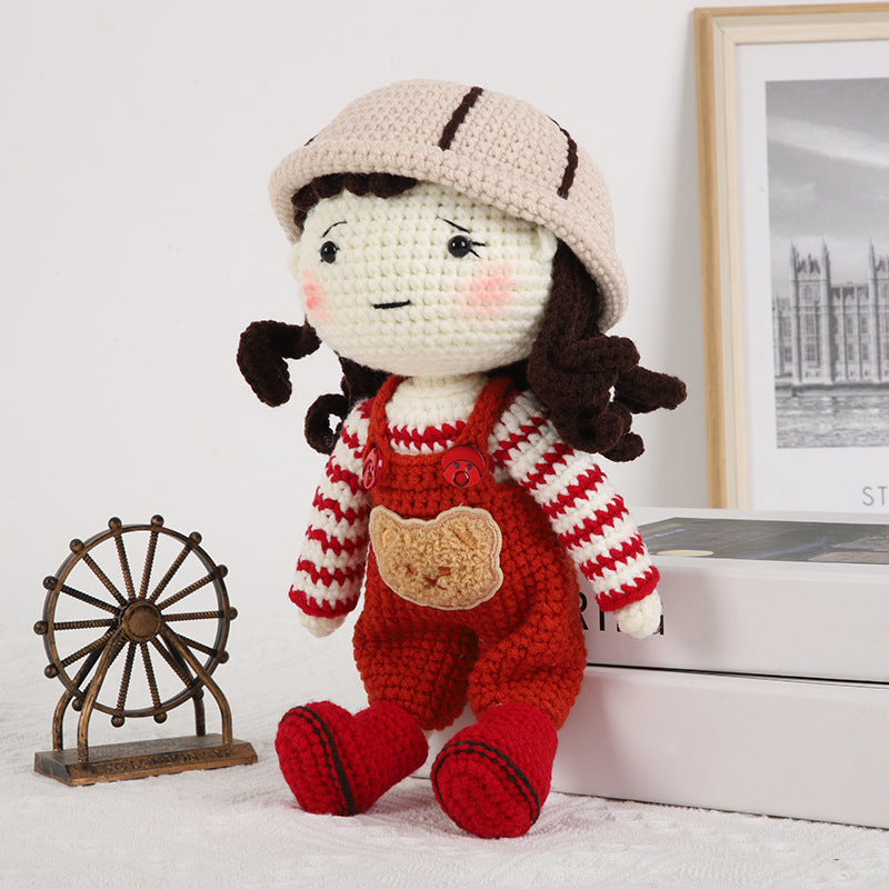 Woven Doll Knitted Animal Wool