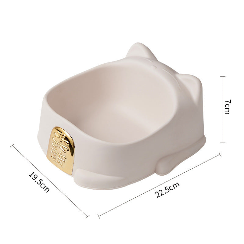 Pet Food Bowl Anti-Choking Cat Feeder Bowl Cat Neck Protection Food Bowl Raised Pet Cat Dog Food Bowls, Pet Food Bowls With Anti Slip Rubbers, Anti-Vomiting Prevent Choking