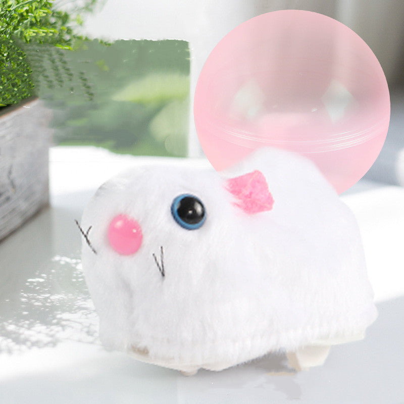 Jouet de chat de boule roulante électrique de lapin de Hamster simulé