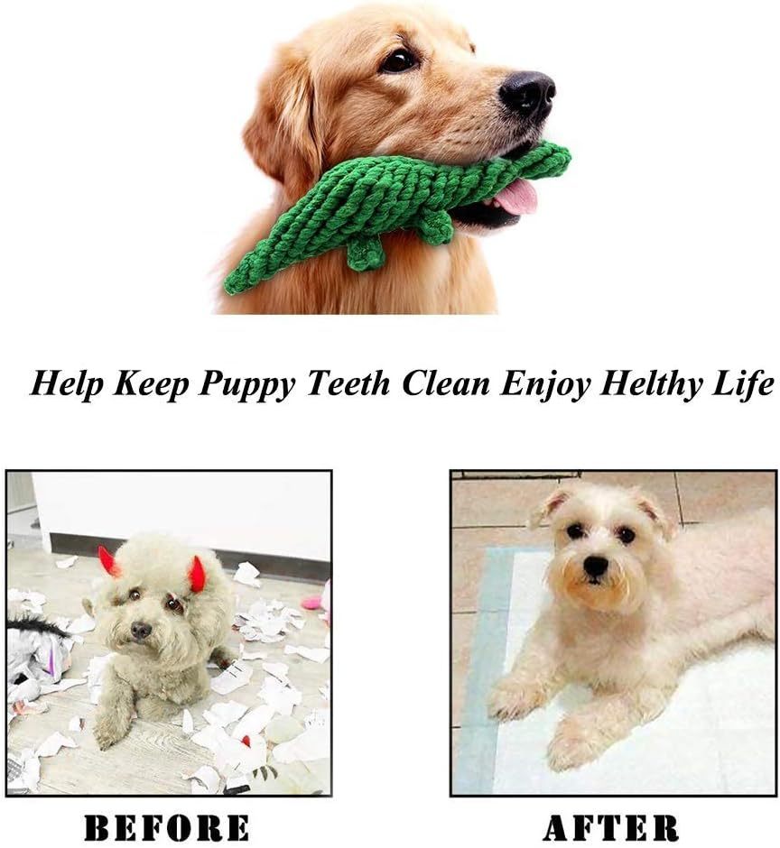 Interactive Dog Rope Toy Set Animal Design Durable And Teeth Cleaning Toy For Small Medium Dog Chew Training And Biting Toys