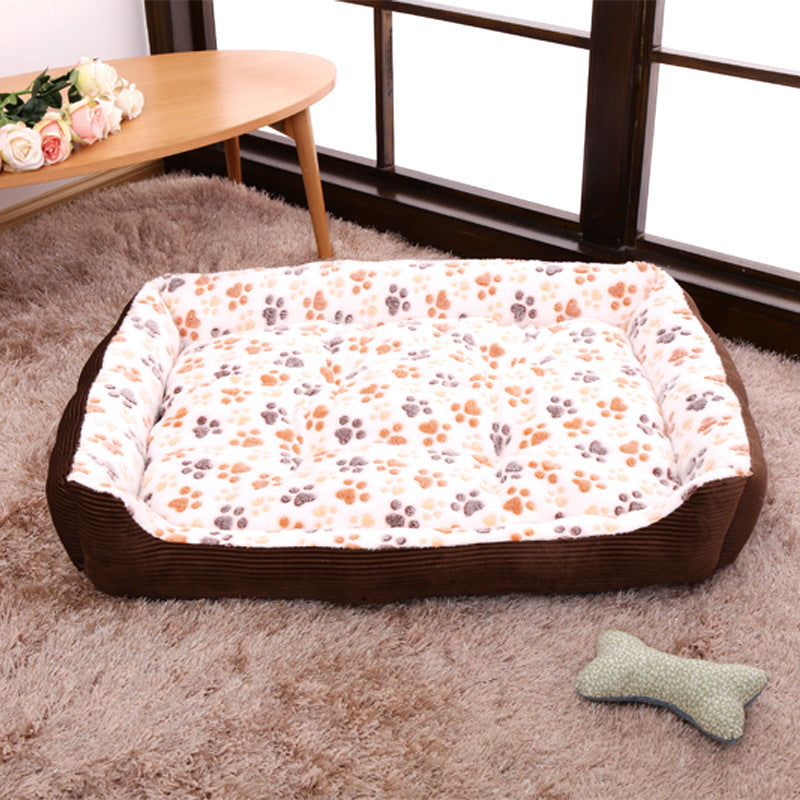 Lit pour chien de compagnie, tapis en peluche douce et chaude, canapé, chenil, panier de couchage pour petits chiens, coussin pour chat, chiot, chat, fournitures pour la maison