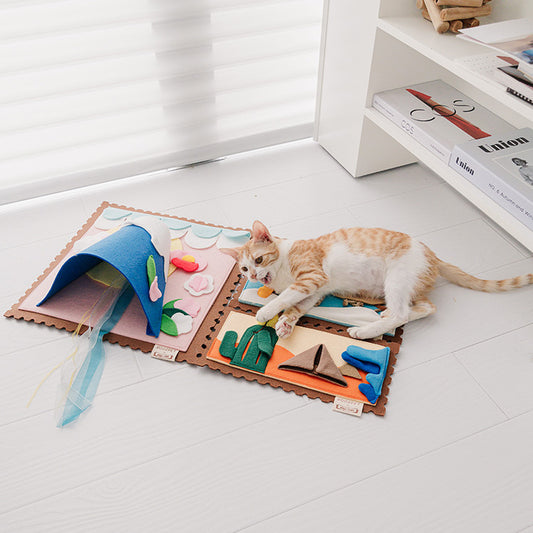 Jouet à renifler pour journal de voyage pour chat de compagnie