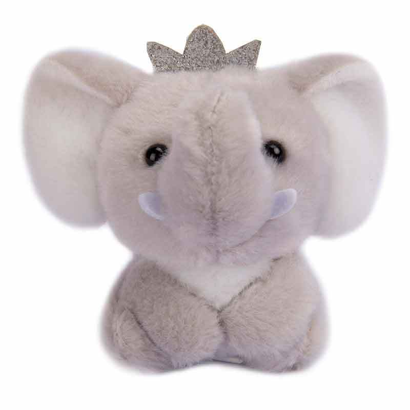 Mochila colgante de peluche con forma de elefante y corazón de niña