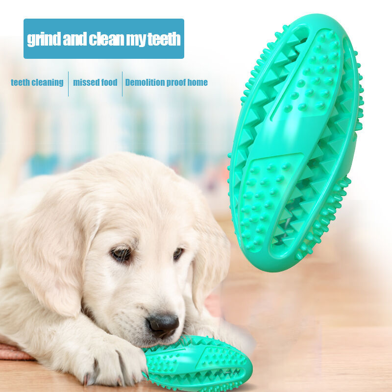 Pet Dog Dog Toy Leaking Food Ball Hidden Food Tooth Grinder To Relieve Boredom And Bite-resistant Rubber Football Puzzle Ball