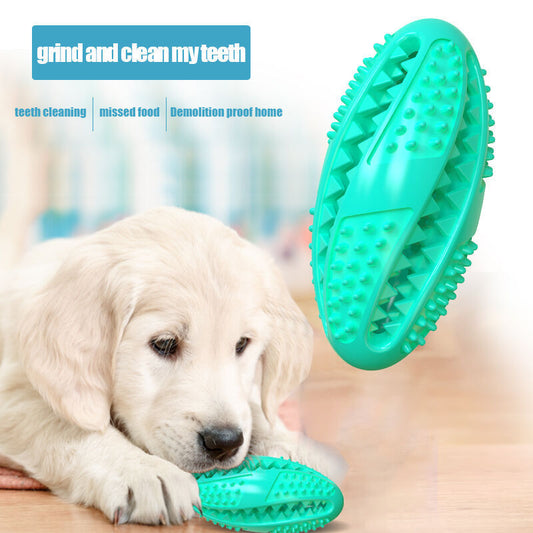 Pet Dog Dog Toy Leaking Food Ball Hidden Food Tooth Grinder To Relieve Boredom And Bite-resistant Rubber Football Puzzle Ball