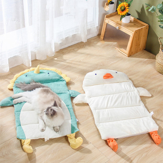 Cama para gatos desmontable, limpia, fresca y transpirable y caseta para perros fresca Productos para mascotas