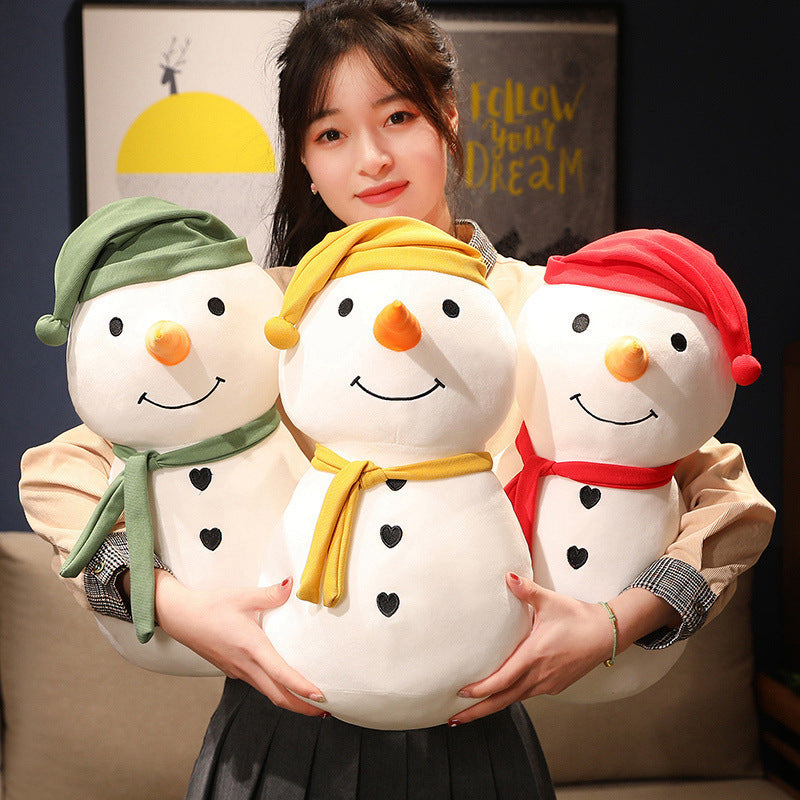 Winter Christmas Love Snowman Plush Toy