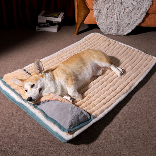 Invierno cálido perro perrera almohada perro estera perro dormir estera gato durmiendo