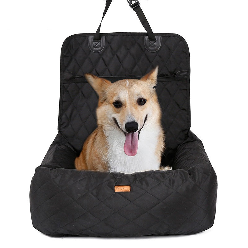 2 en 1 porte-chien pliant coussin de siège de voiture épaissi multi-usages lit pour animaux de compagnie chien matelas de voiture fournitures pour animaux de compagnie