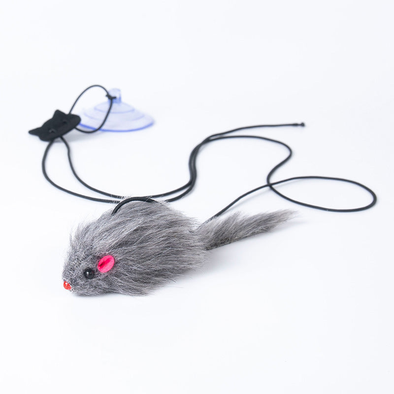 Juguetes interactivos con plumas para gatos, juguete retráctil para colgar, juguetes interactivos para gatos de interior, juego de gatito, ejercicio de persecución, juguetes para ejercicio mental para gatitos