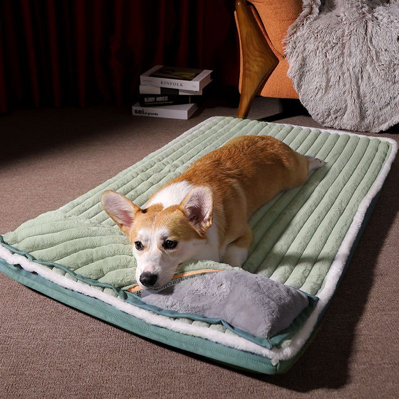 Invierno cálido perro perrera almohada perro estera perro dormir estera gato durmiendo